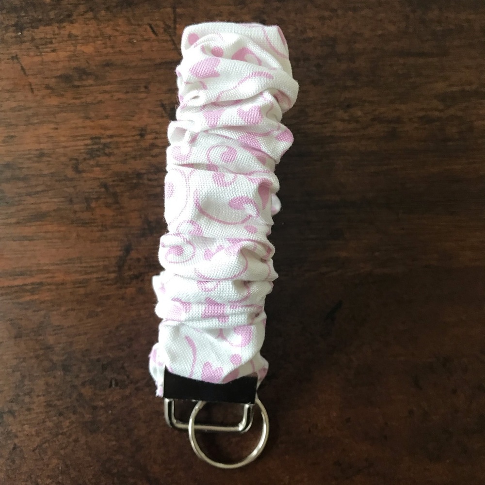 Scrunchie keychain Wristlet
